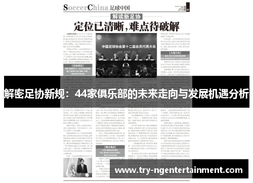 解密足协新规：44家俱乐部的未来走向与发展机遇分析